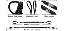 Load image into Gallery viewer, Seaman Marine Boat / Jet Ski Bungee Docking Line (Pair)